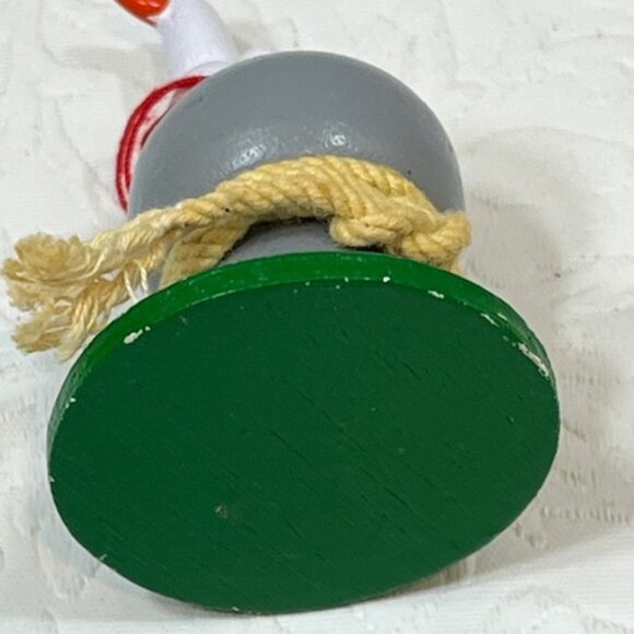 Wooden Seagull on Buoy/Dock Post Christmas Tree Hanging Ornament 2.75"Tall - Picture 10 of 10